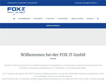Tablet Screenshot of fox-it.de